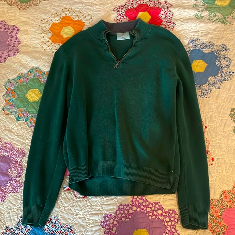 Class/club quarter zip sweater